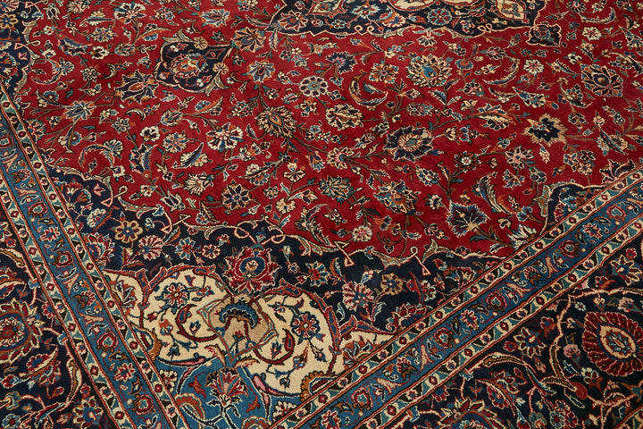 10x13 Vintage Hand-Knotted Rug - 47150