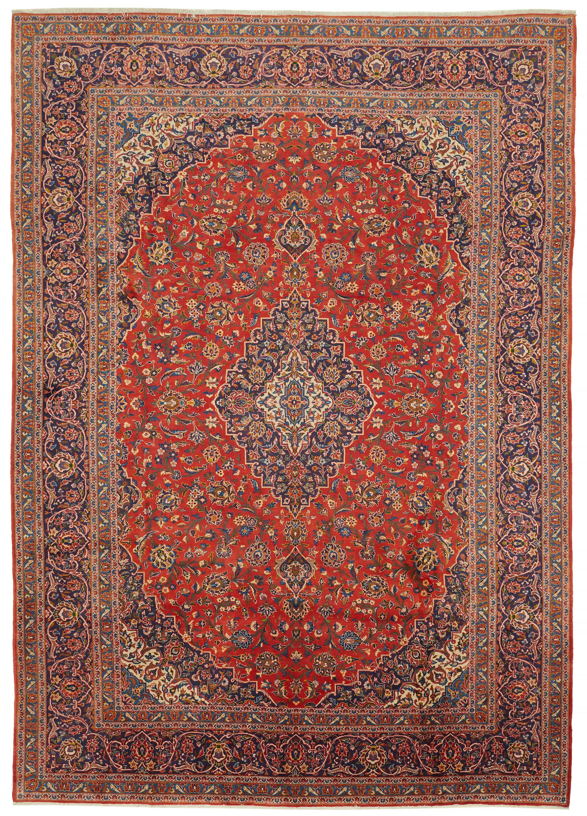 10x14 Vintage Hand-Knotted Rug - 47151