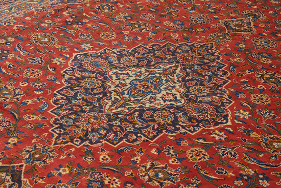 10x14 Vintage Hand-Knotted Rug - 47151