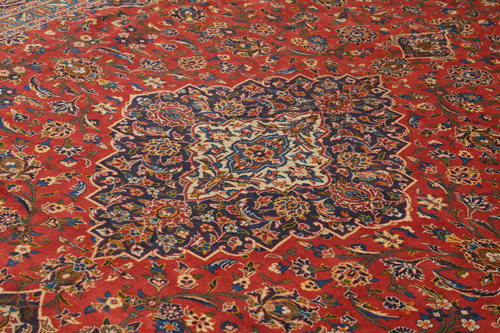 10x14 Vintage Hand-Knotted Rug - 47151