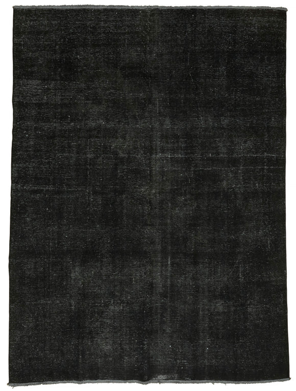 9x13 Black Overdyed Area Rug - 47156