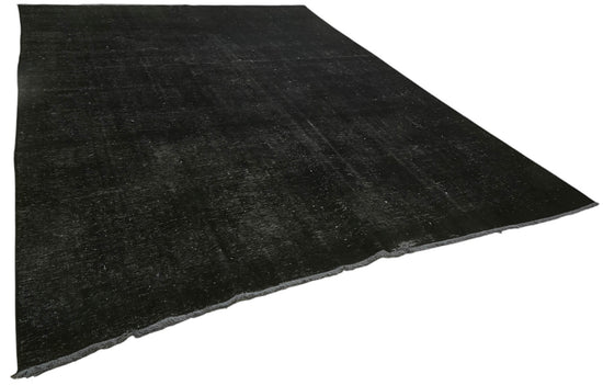 9x13 Black Overdyed Area Rug - 47156