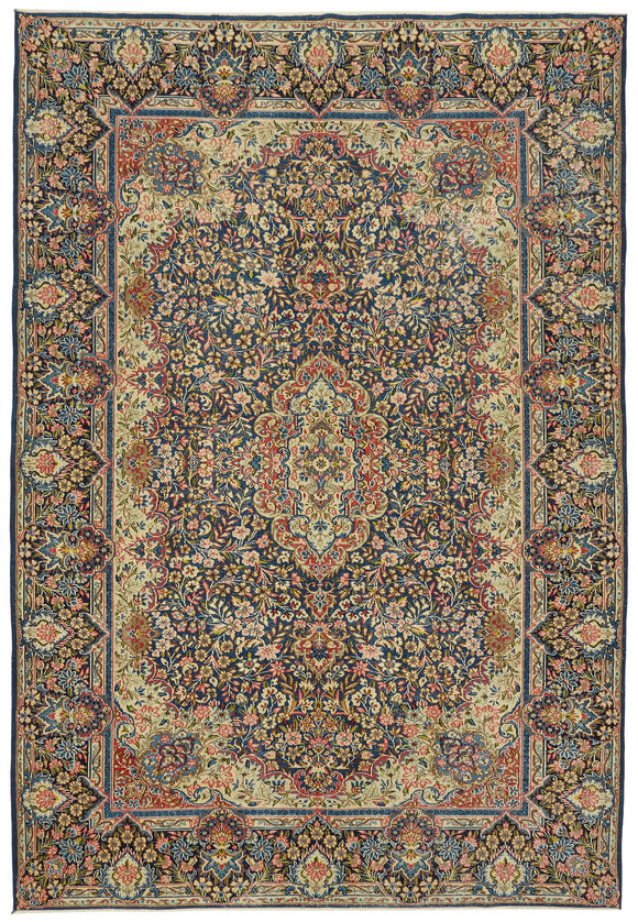 7x10 Vintage Hand-Knotted Rug - 47159