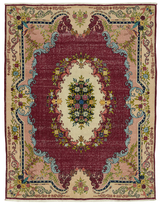 8x11 Vintage Hand-Knotted Rug - 47160