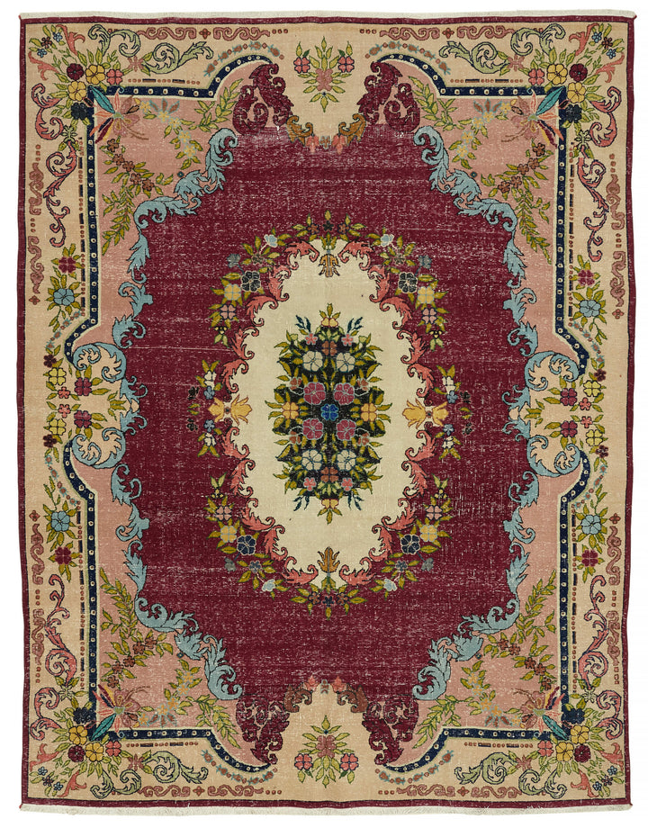 8x11 Vintage Hand-Knotted Rug - 47160