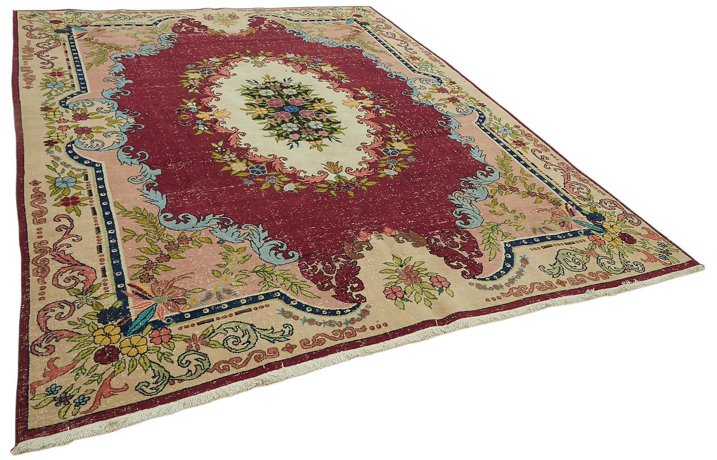 8x11 Vintage Hand-Knotted Rug - 47160