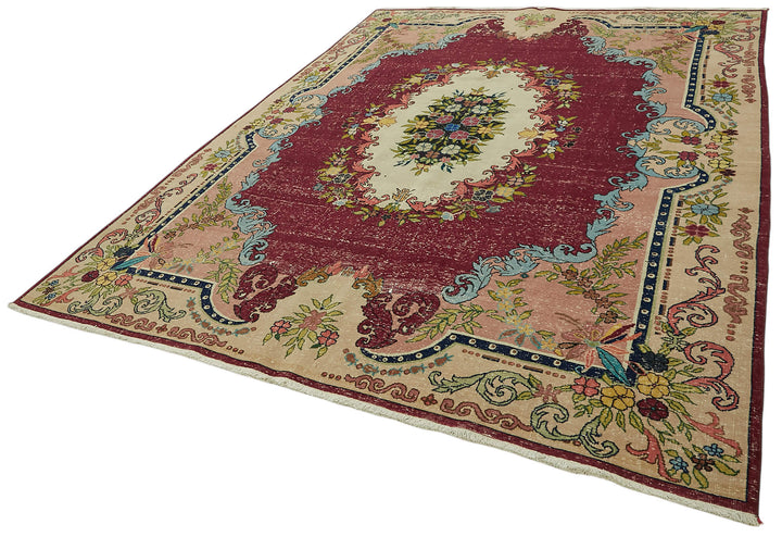 8x11 Vintage Hand-Knotted Rug - 47160