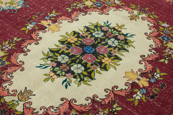 8x11 Vintage Hand-Knotted Rug - 47160