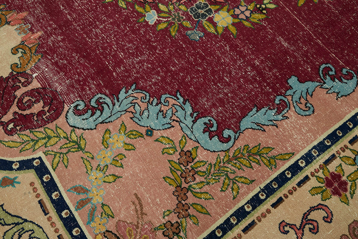 8x11 Vintage Hand-Knotted Rug - 47160