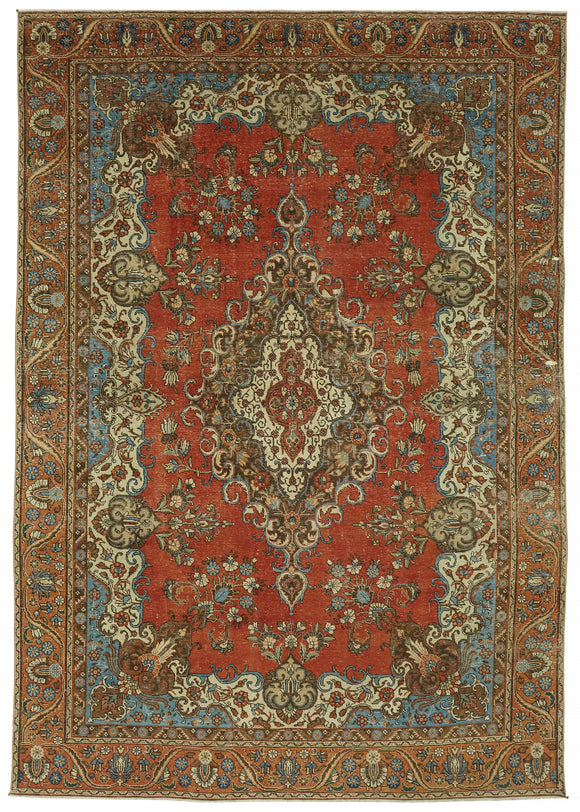 8x12 Vintage Hand-Knotted Rug - 47162