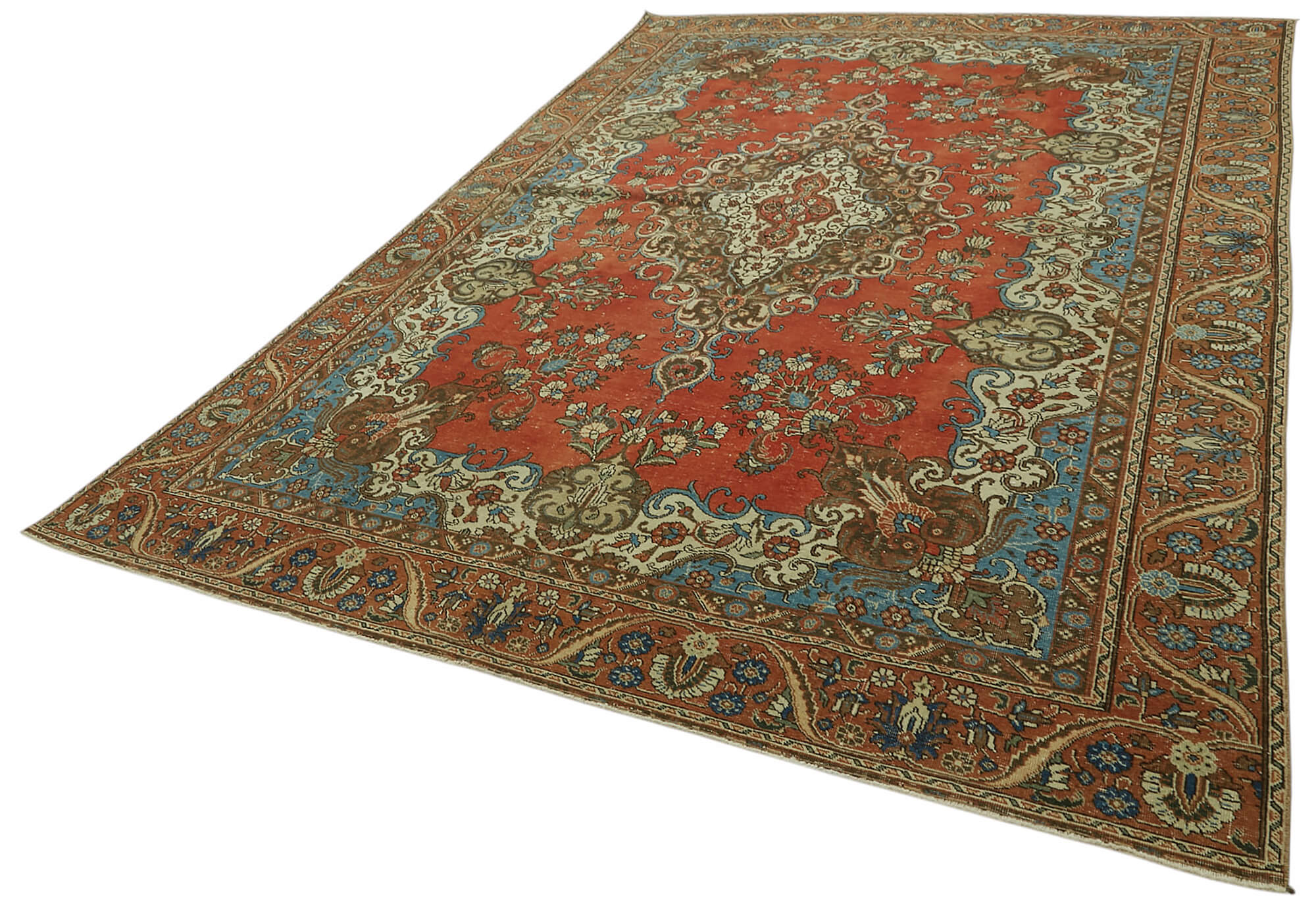 8x12 Vintage Hand-Knotted Rug - 47162