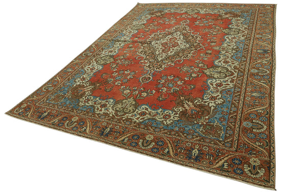 8x12 Vintage Hand-Knotted Rug - 47162