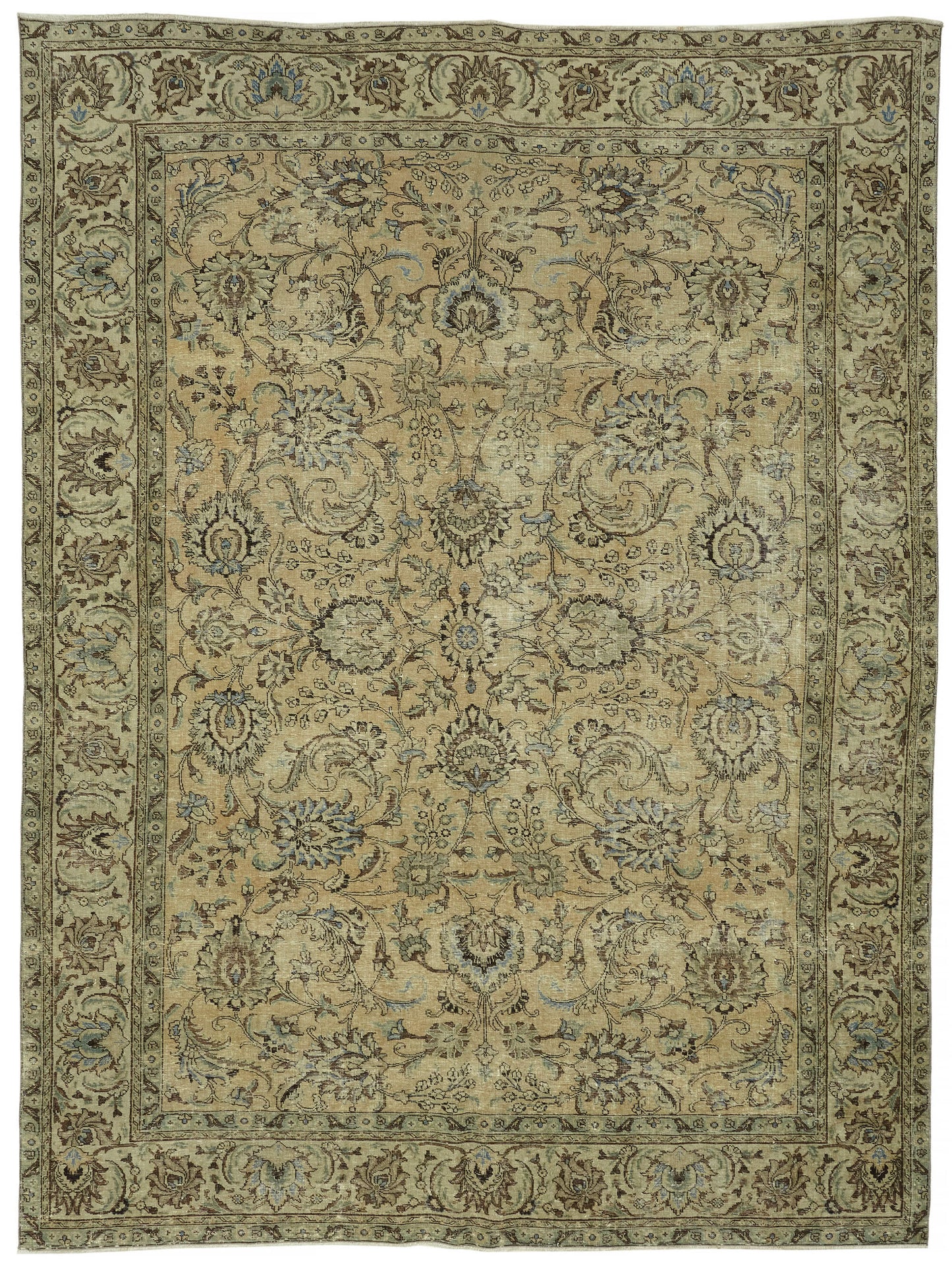 9x13 Vintage Hand-Knotted Rug - 47163