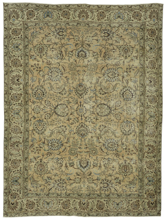 9x13 Vintage Hand-Knotted Rug - 47163