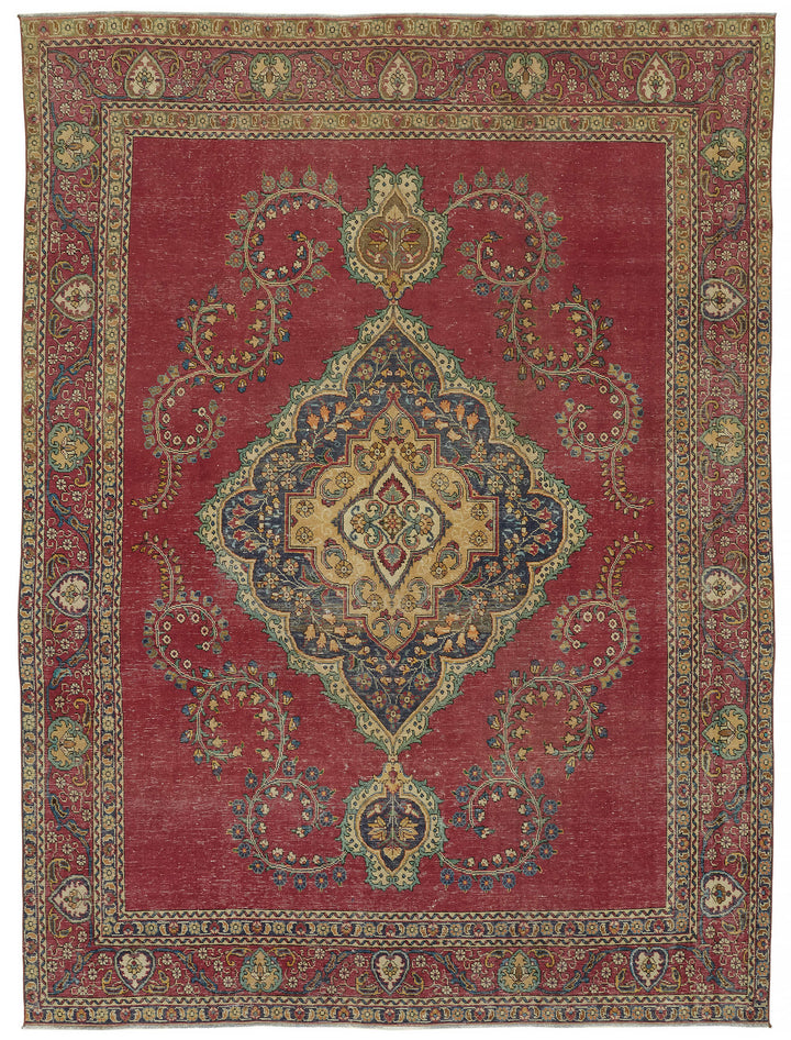9x12 Vintage Hand-Knotted Rug - 47165