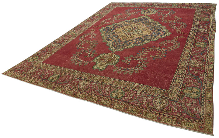9x12 Vintage Hand-Knotted Rug - 47165