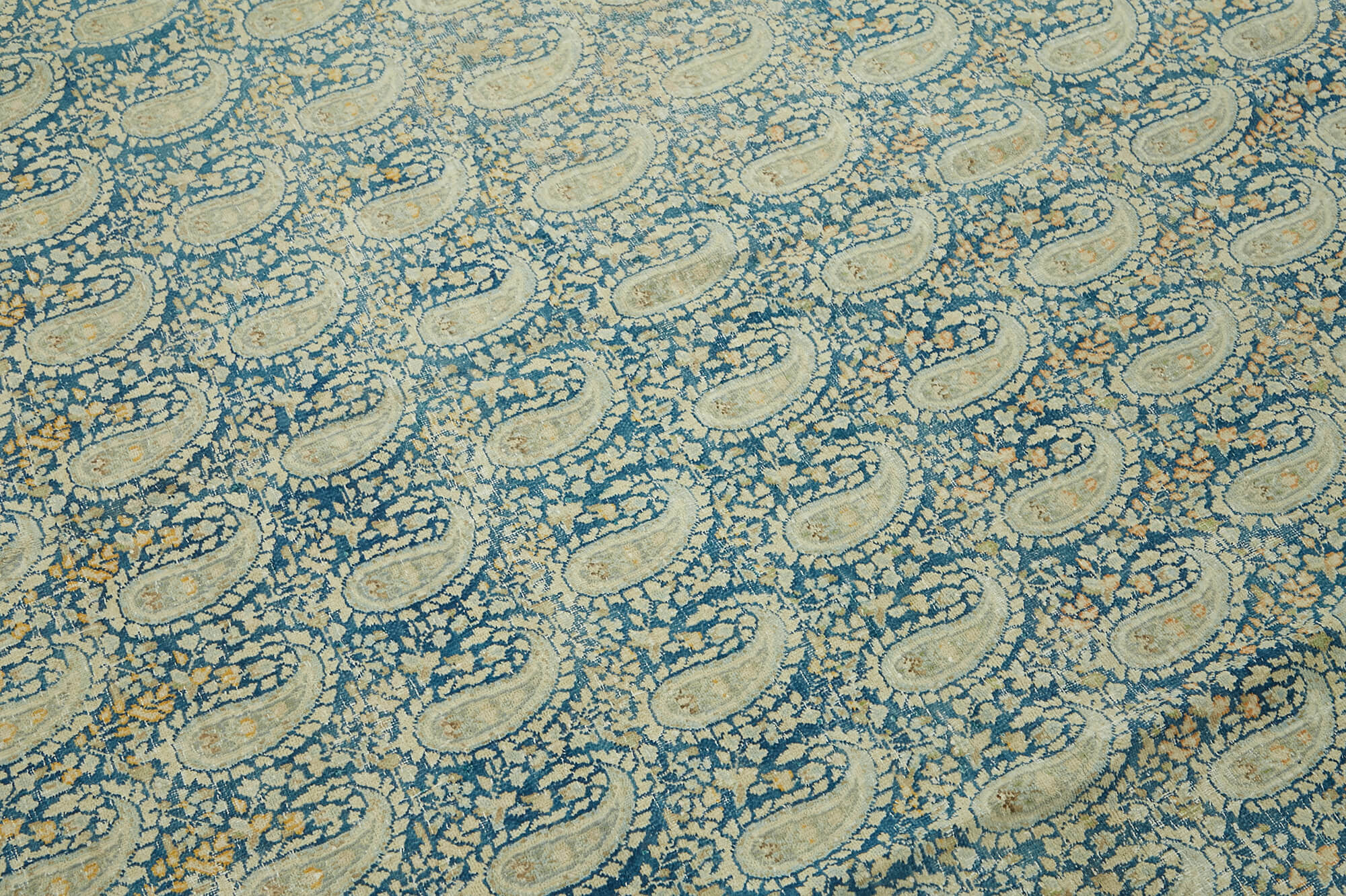 7x9 Beige Vintage Area Rug - 47166