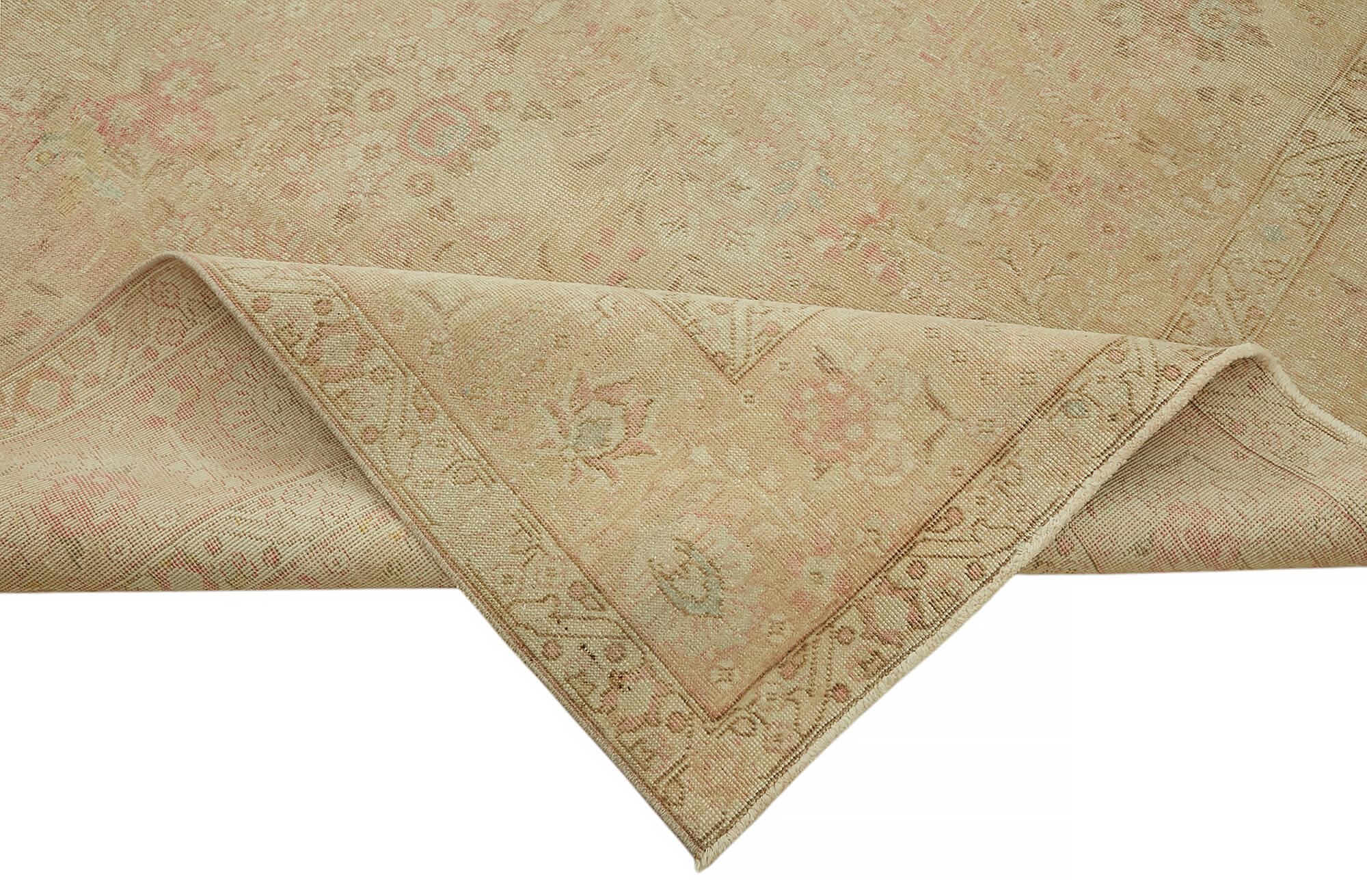 10x13 Beige Vintage Area Rug - 47167