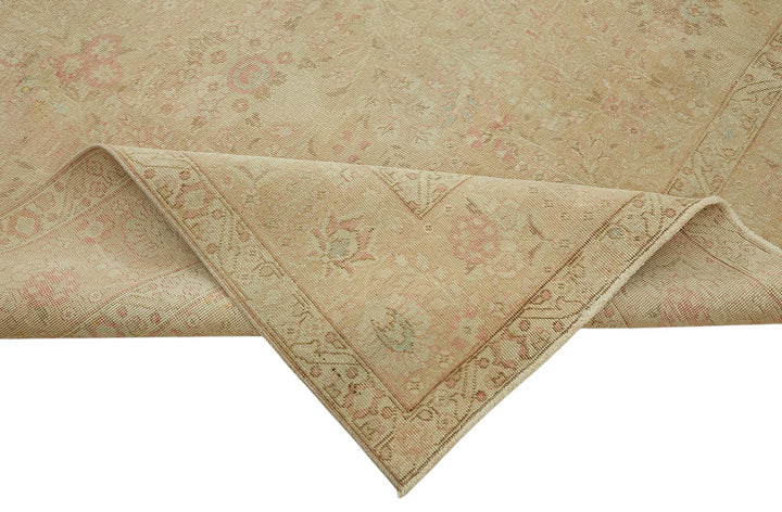 10x13 Beige Vintage Area Rug - 47167