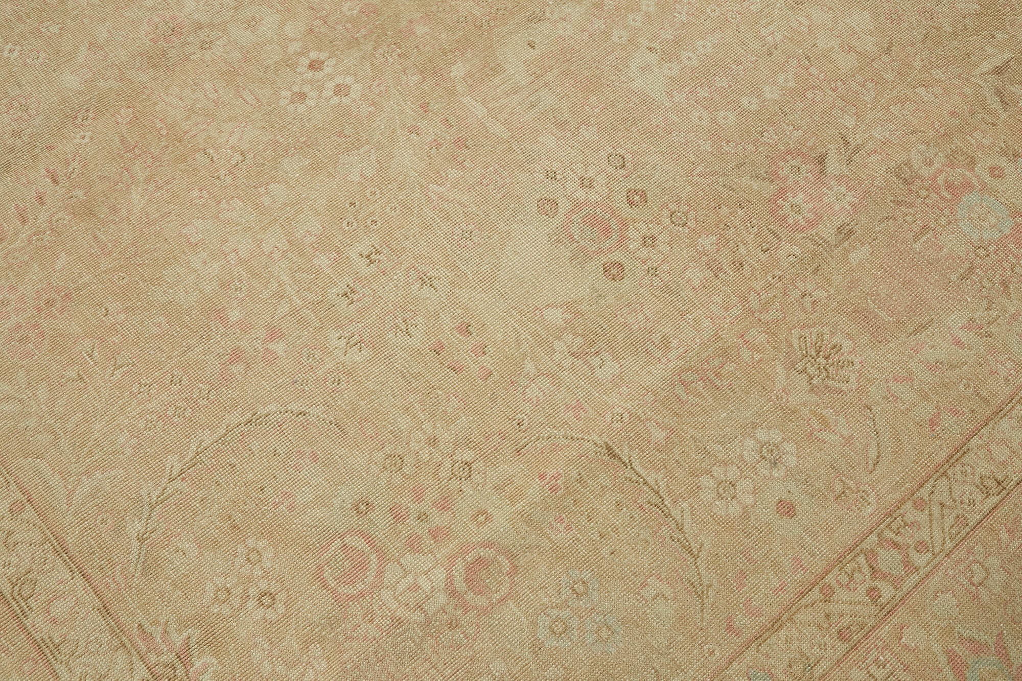 10x13 Beige Vintage Area Rug - 47167