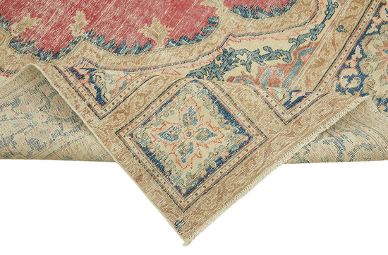 8x11 Beige Vintage Area Rug - 47168
