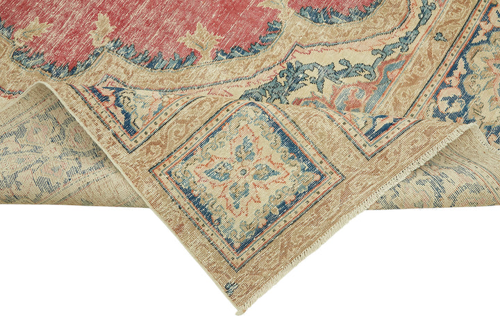 8x11 Beige Vintage Area Rug - 47168