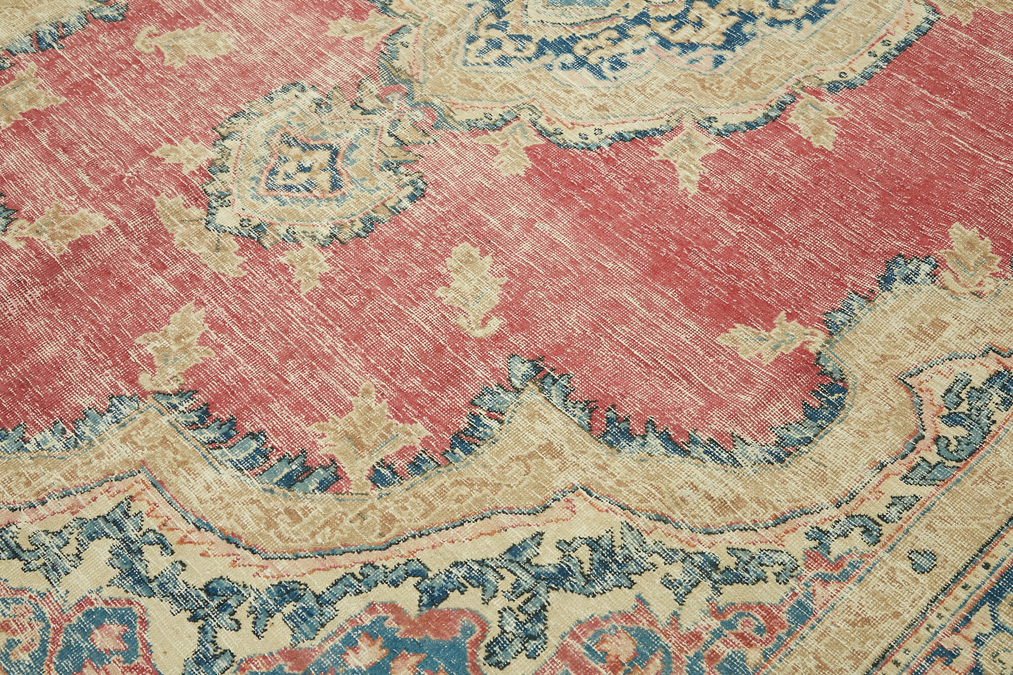 8x11 Beige Vintage Area Rug - 47168
