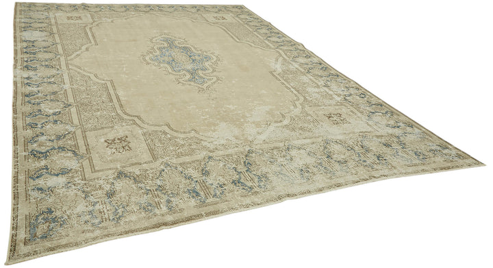 10x14 Beige Vintage Area Rug - 47169