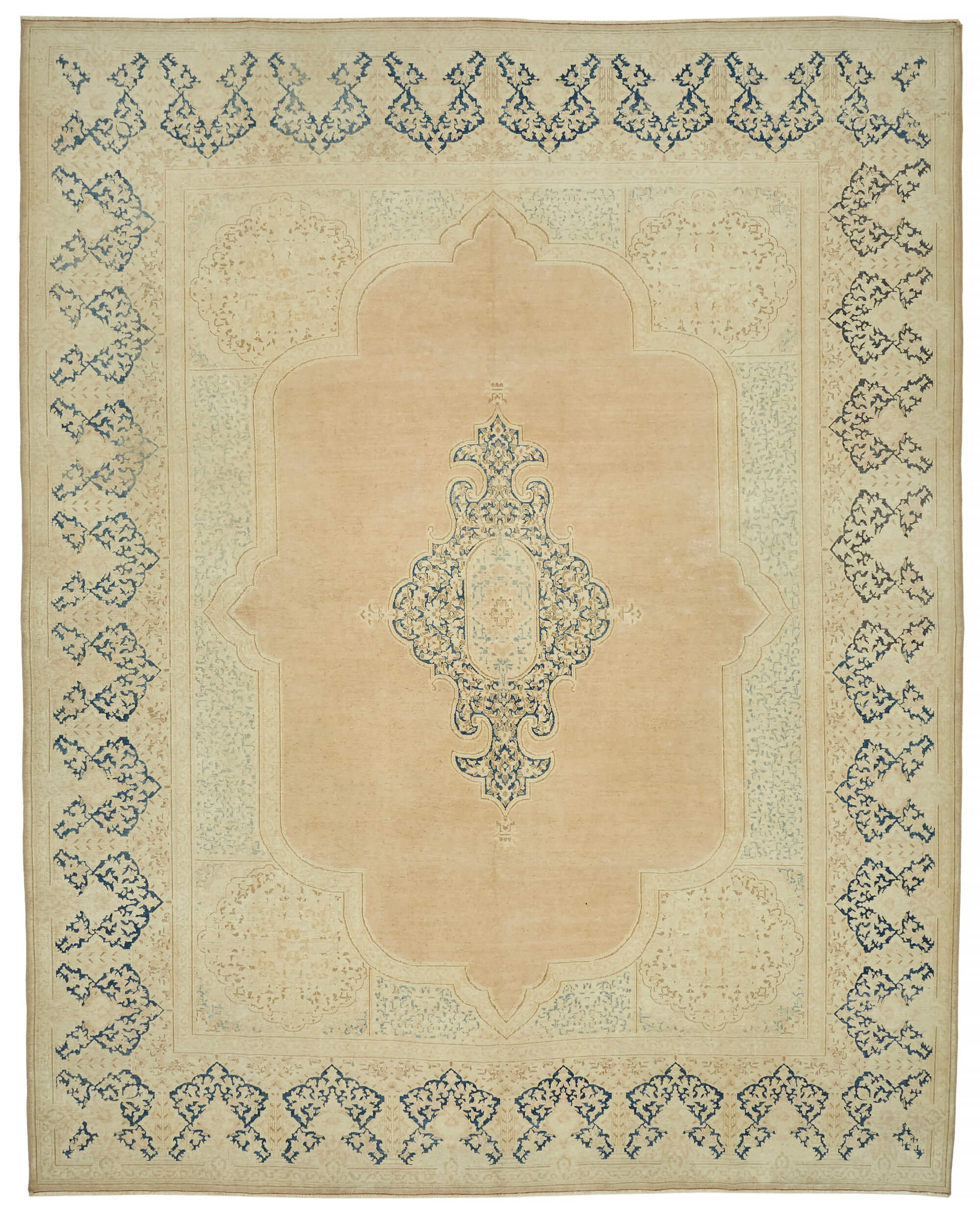8x10 Beige Vintage Area Rug - 47170