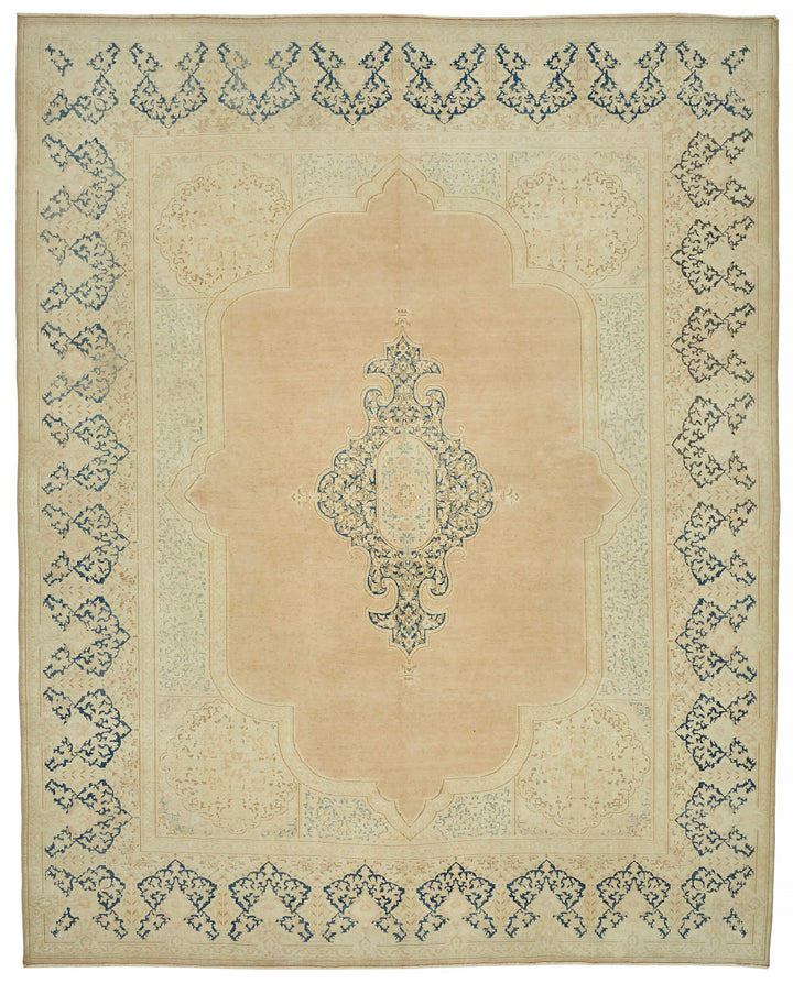 8x10 Beige Vintage Area Rug - 47170