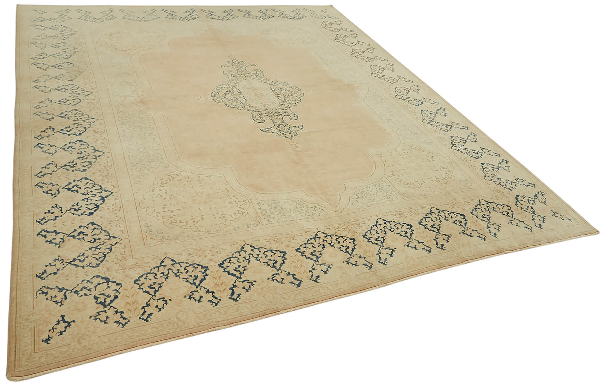 8x10 Beige Vintage Area Rug - 47170