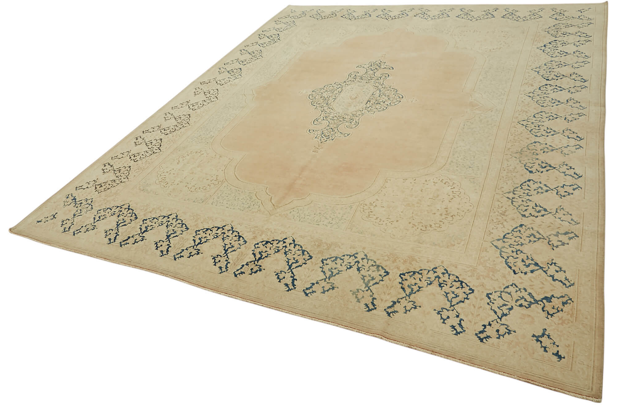 8x10 Beige Vintage Area Rug - 47170