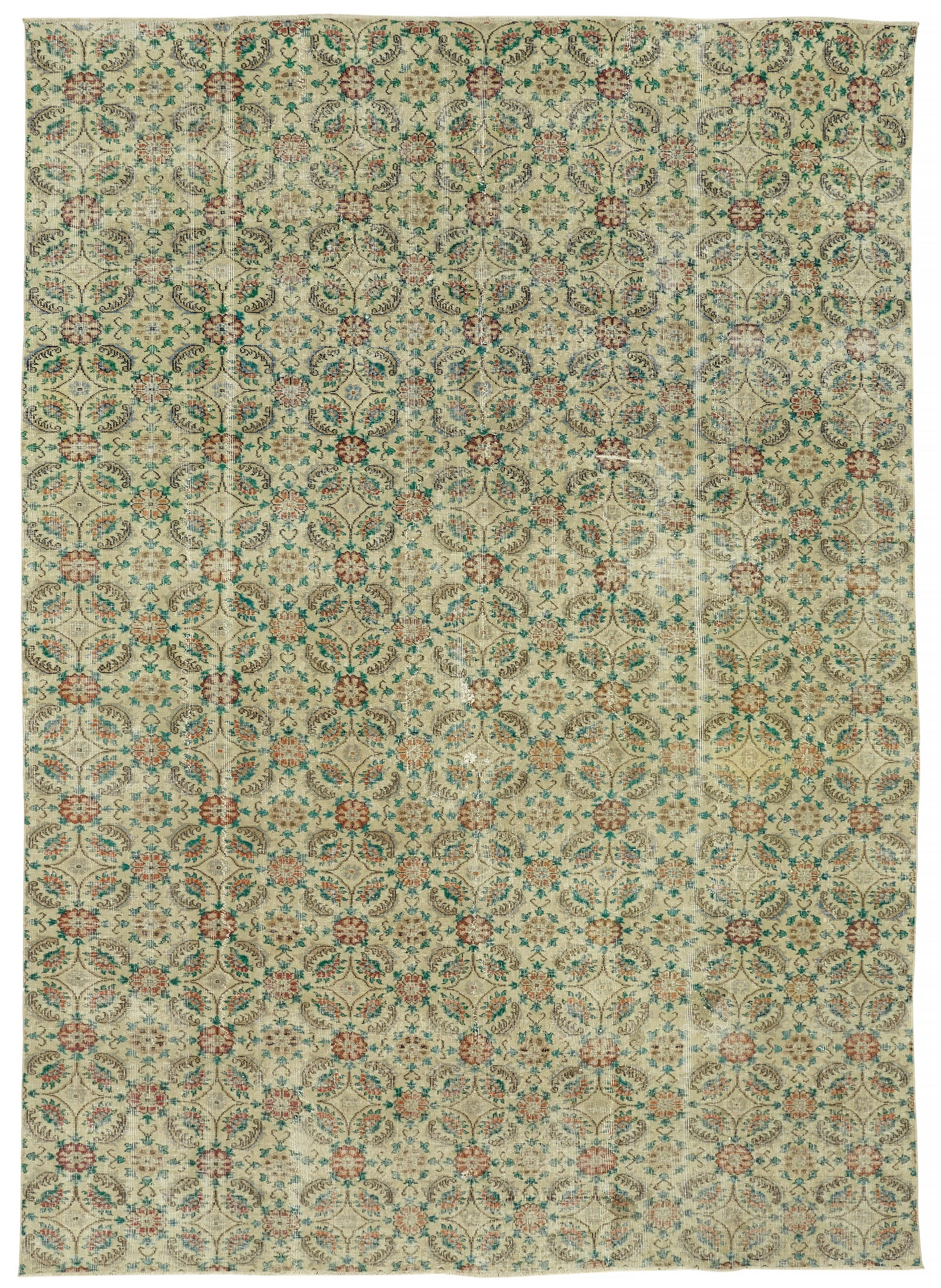9x13 Vintage Hand-Knotted Rug - 47175