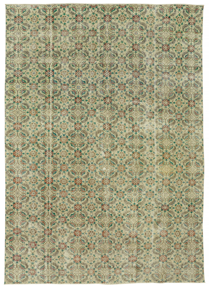 9x13 Vintage Hand-Knotted Rug - 47175