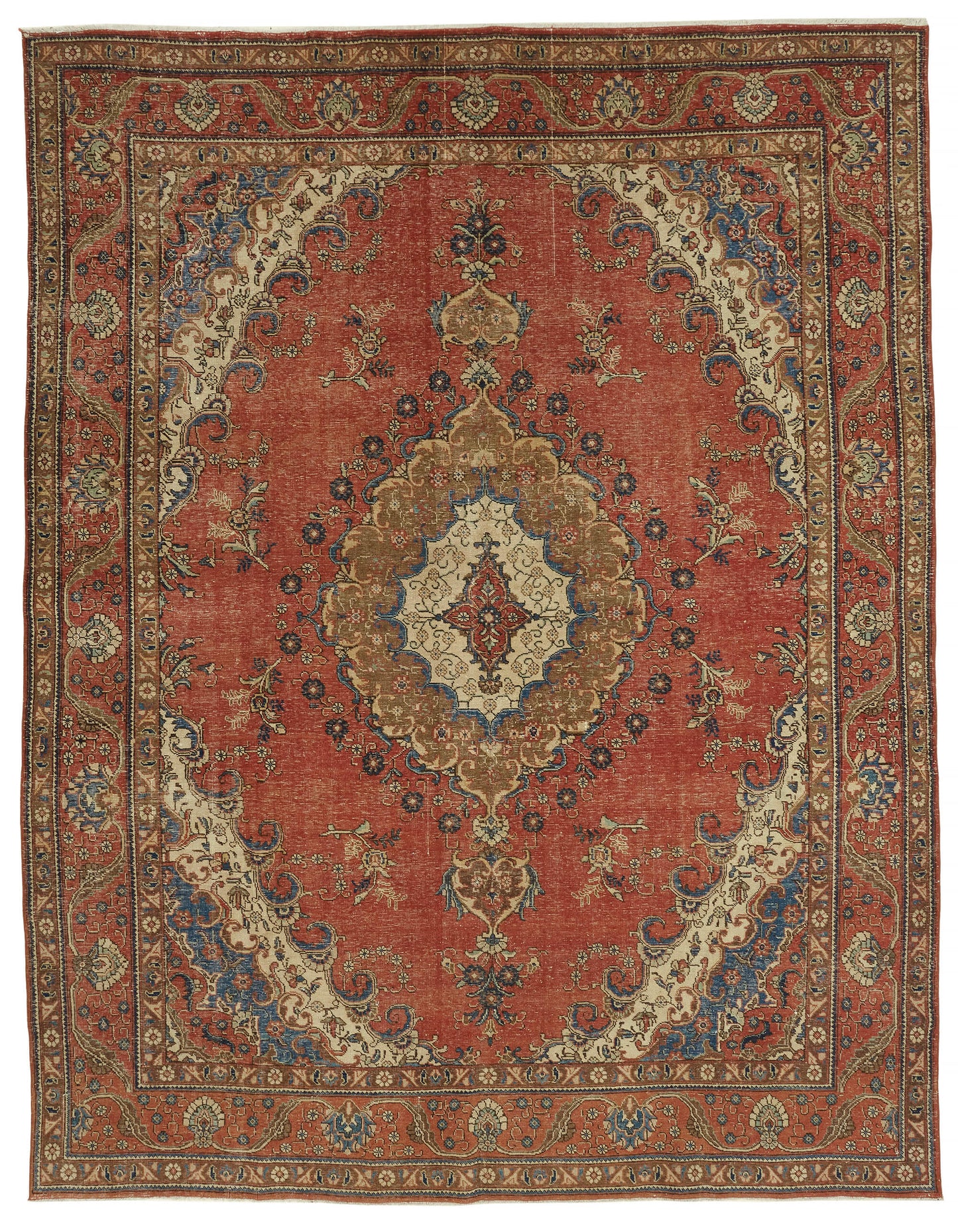 9x12 Vintage Hand-Knotted Rug - 47176