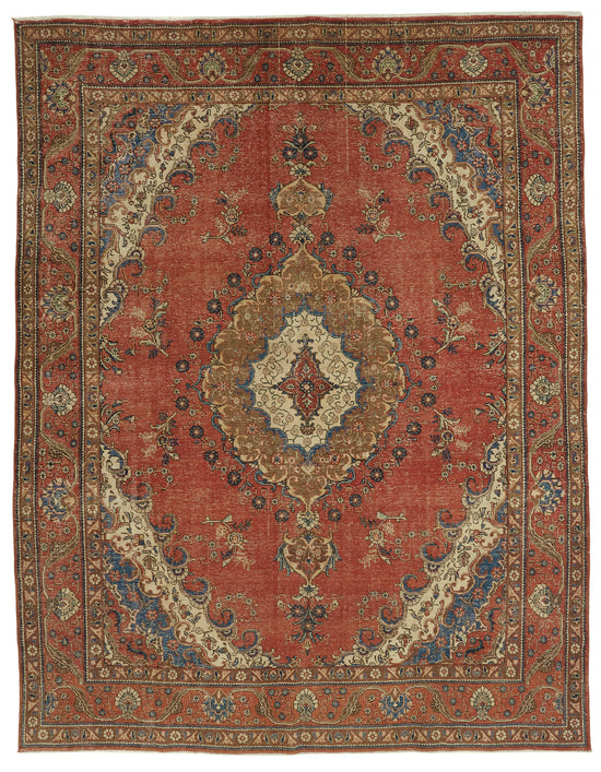 9x12 Vintage Hand-Knotted Rug - 47176