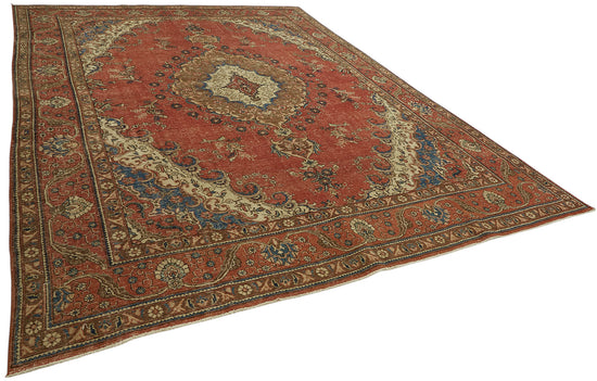 9x12 Vintage Hand-Knotted Rug - 47176