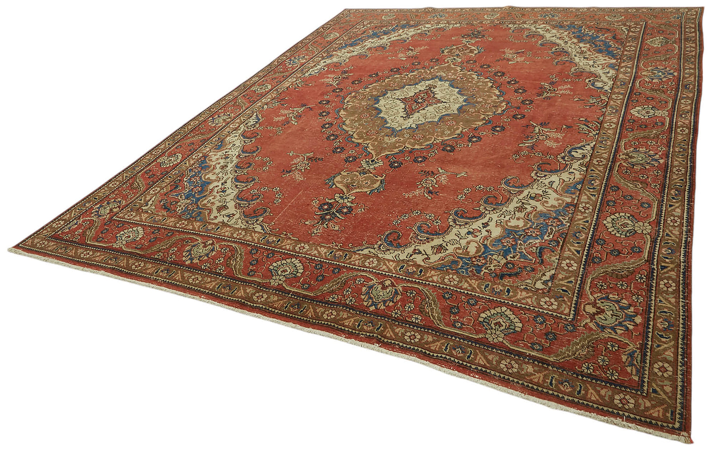9x12 Vintage Hand-Knotted Rug - 47176