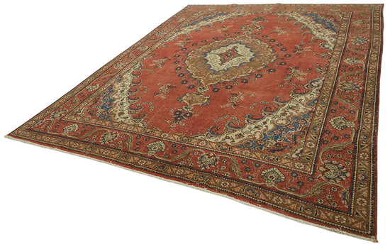 9x12 Vintage Hand-Knotted Rug - 47176