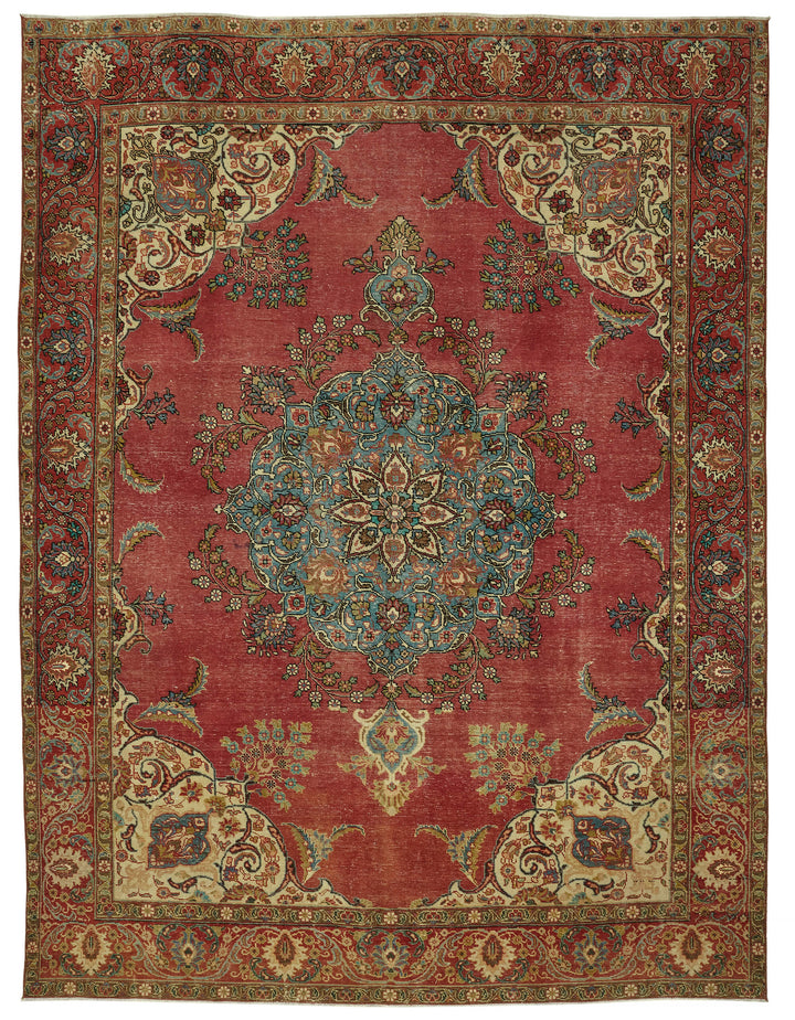 9x12 Vintage Hand-Knotted Rug - 47177