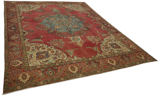 9x12 Vintage Hand-Knotted Rug - 47177