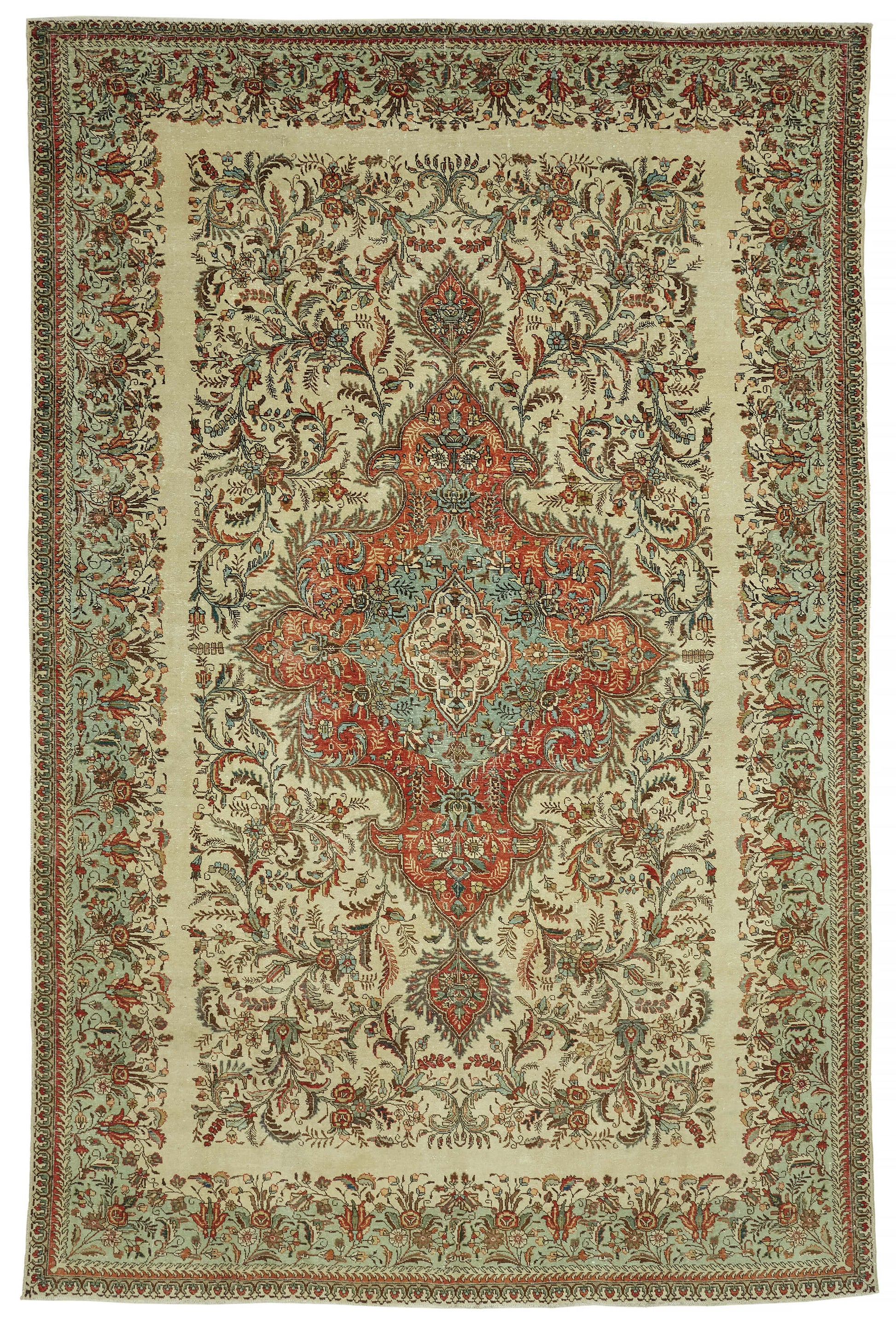 10x16 Vintage Hand-Knotted Rug - 47180