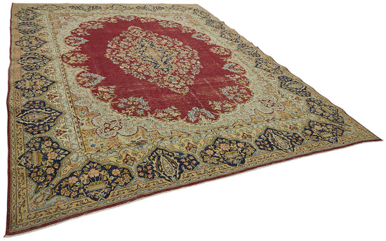 10x13 Vintage Hand-Knotted Rug - 47183