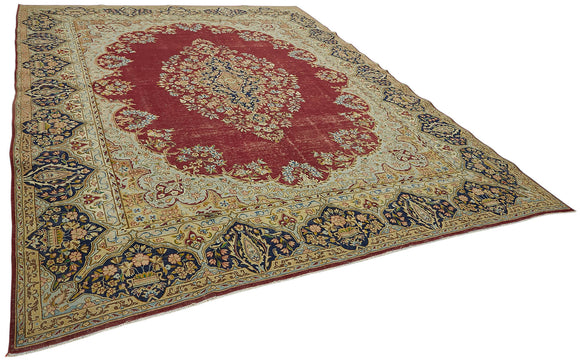 10x13 Vintage Hand-Knotted Rug - 47183