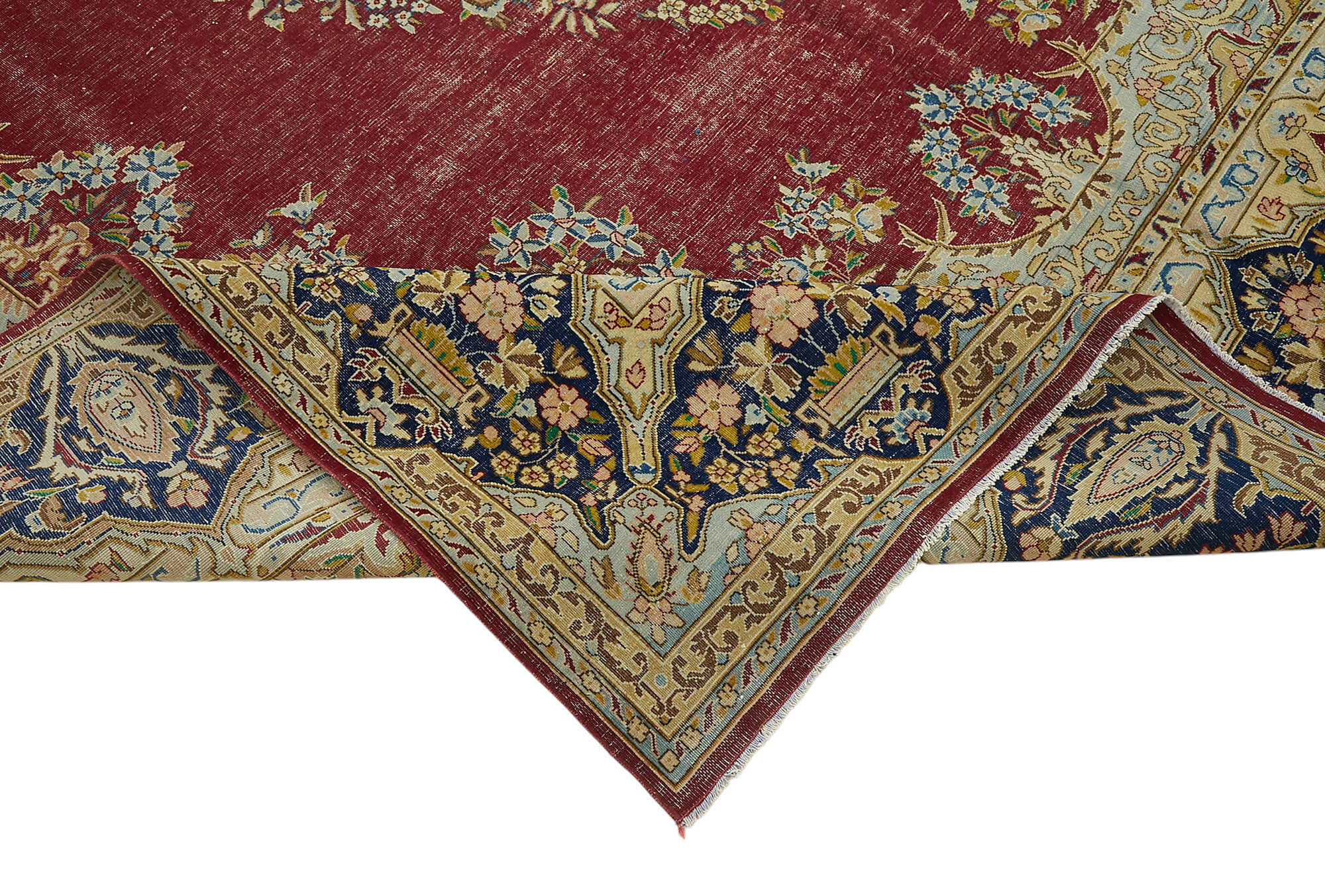 10x13 Vintage Hand-Knotted Rug - 47183