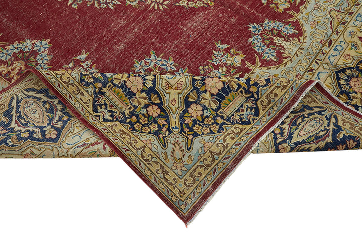 10x13 Vintage Hand-Knotted Rug - 47183