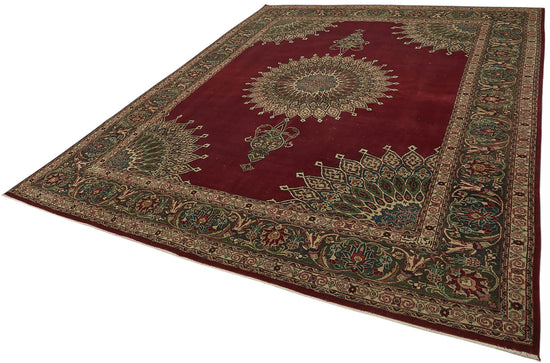 9x12 Vintage Hand-Knotted Rug - 47185