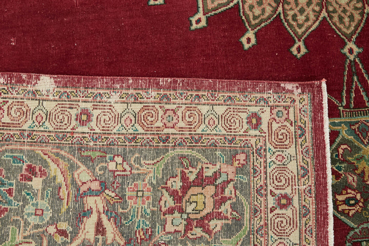 9x12 Vintage Hand-Knotted Rug - 47185