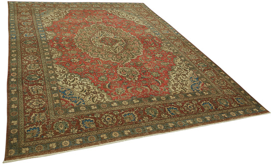 8x11 Vintage Hand-Knotted Rug - 47186