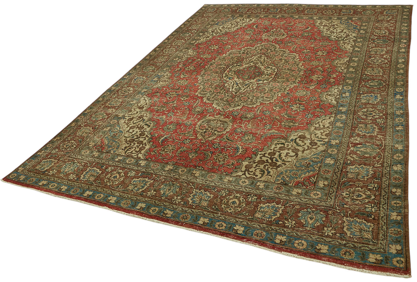 8x11 Vintage Hand-Knotted Rug - 47186